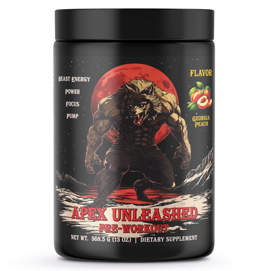 Apex Unleashed Pre-Workout (Georgia Peach Rings)